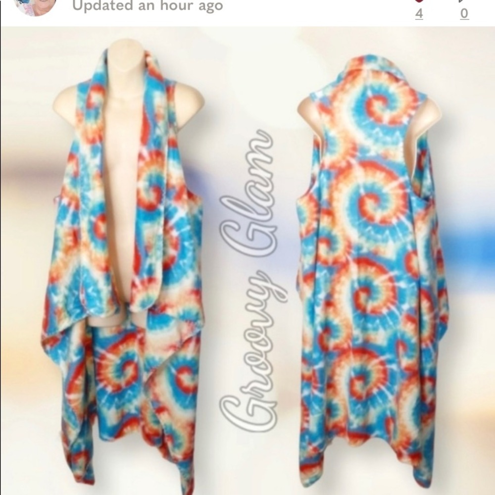 GROOVY GLAM Aztec Handmade Classic Fleece Poncho
